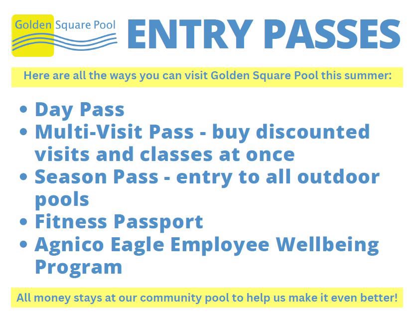 Golden Square Pool Membership